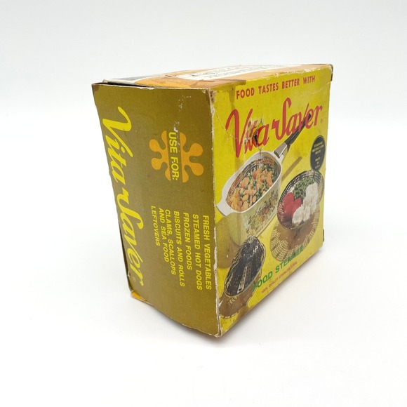 VitaSaver Vintage Kitchen‎ Gadget Stainless Steel Food Steamer Expandable Prop - Picture 3 of 13